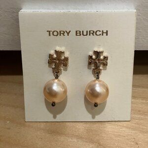 Tory Burch Pearl Drop Earrings